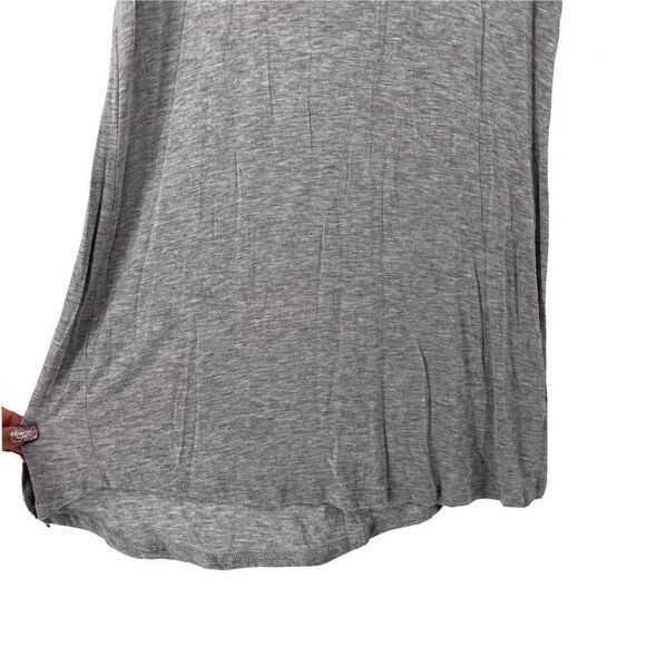 Altard State Dress Stretch Jersey Knit Gray Short Sleeve Varsity Stripe Size S - Picture 5 of 7